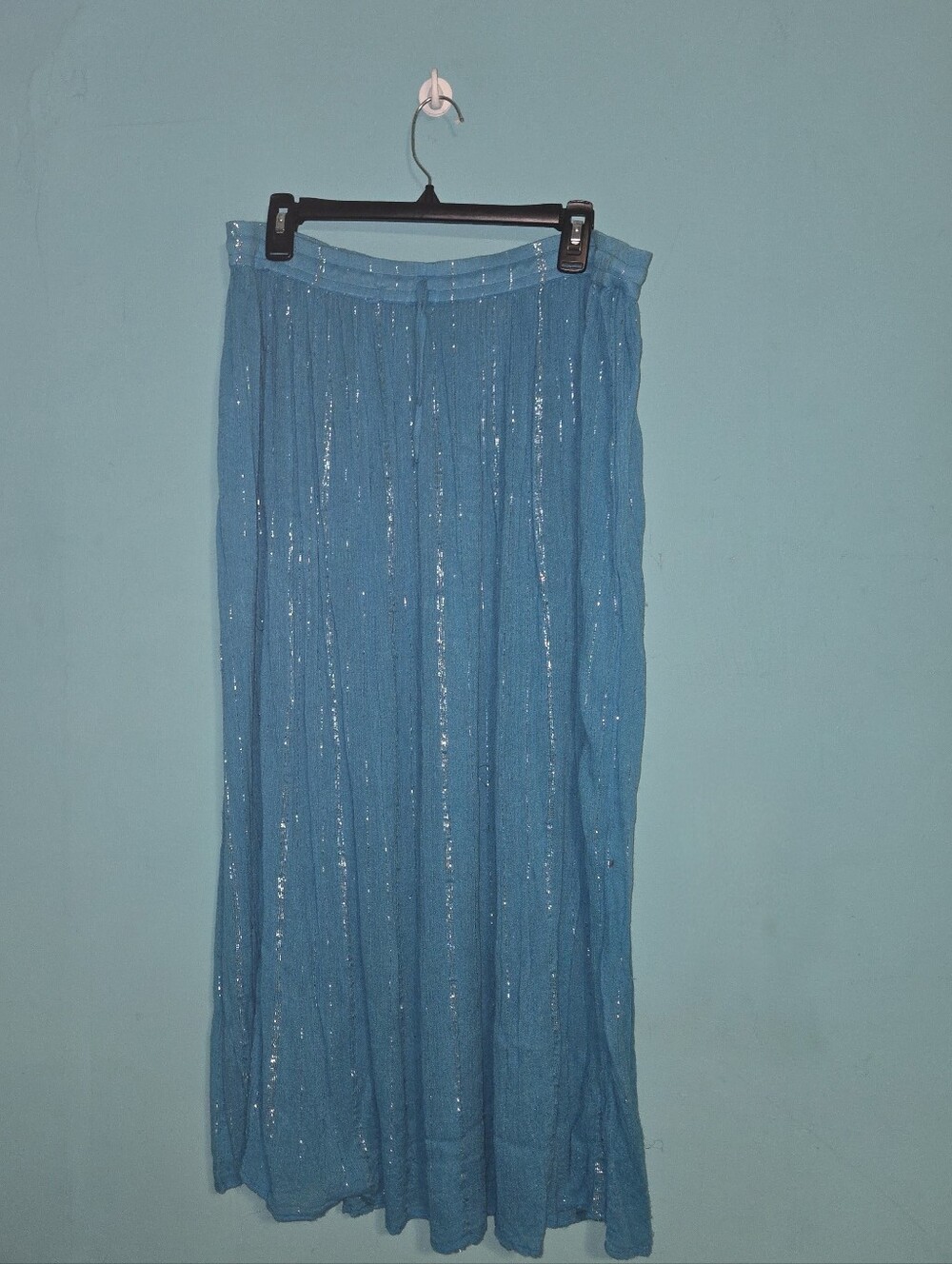 Beautiful Turquoise Maxi Skirt